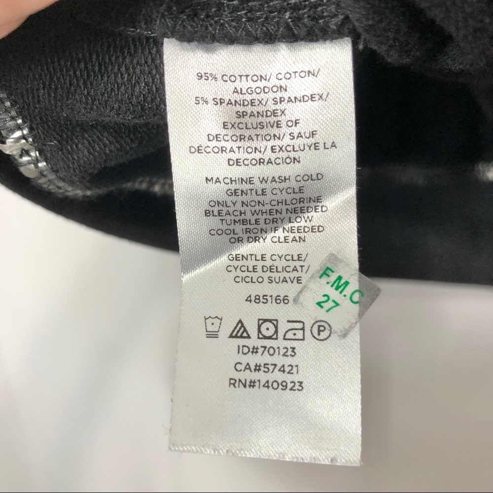 Loft-Black Velvet Accent Shoulders Sweatshirt S - Picture 7 of 7